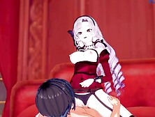 Hentai cucte gets cock between tits and enjoys deep fucking