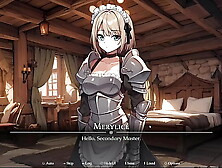 At least my cat chick is learning to give me head (Slave Harem) Part two