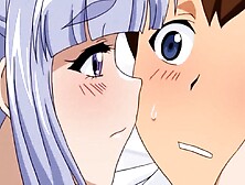 Cute Hentai Girl With Blue Hair And Big Boobs Enjoys Sex