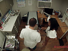 Shy Innocent Teen Girl Examined By Doctor Mandatory Physical