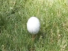 Randy golfer gets a hole-in-one using a dildo club