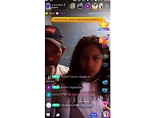 live into facecast app - no audio