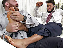 Businessman Pablo Foot Worshiped - Pablo