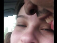 Lesbian bestfriend gets wet during a training session and bends over