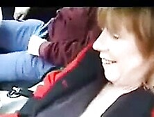 Amateur mature goes dogging with anal