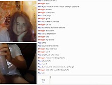 [Omegle] Teen Watches Bwc Guy Flashlight Jerking