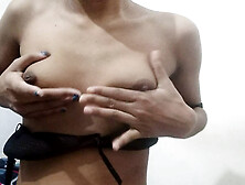 Black Latina Rubs Squirts Dirty Pussy