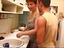 Not Mother Son Kitchen Creampie