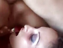 Amber Rayne Eats Britney Stevens Anal Creampie