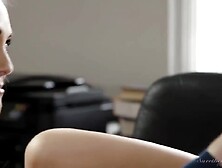 Brandi Love Karlee Grey in the office
