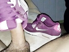 Fucking And Cumming In My Wifes Nike Air Max 90S Using A Flashlight,  Part 2