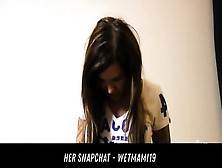 German Brunette Fast Blowjob Her Snapchat - Wetmami19 Add