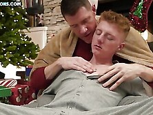 Xmas Gay Dilf Fucks Stepson 21Yo Asshole On Christmas Eve