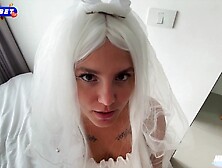 Runaway Bride Gets Screwed Doggy Style And Gets A Wet Load Of Cum In Her Throat