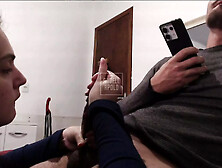 The wife's naughty friend wanted milk in her mouth