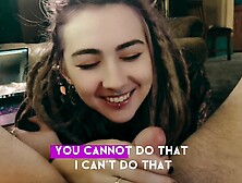 Hairy hippie FaeXoXo licks meat bum the scenes while writing the porn, bloopers