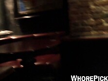 Red light district babe paid to be fucked after hot striptease