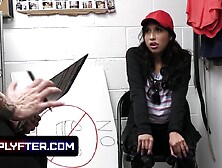 Shoplyfter - Pleasant Playgirl Gets Caught Shoplifting And Taken For Cavity Search By The Security