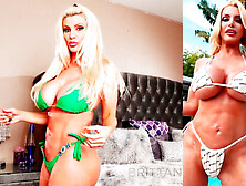 Pretty Blonde Brittany Andrews Masturbate In A Bikini!