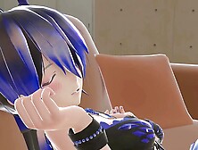 Haku Succubus Missionary Sex Hentai On The Sofa Mmd 3D - Mclovin - Blue Hair Color Edit Smixix