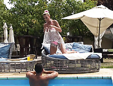 myGonzo. tv - Mugur rides ravishing German MILF Lana Vegas at the pool