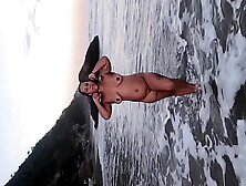 Part two, the charming, short, chubby skank from the nude beach taking rod and cums like a lady Pandora bolt