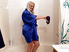 Cameron Strips,  Bathes,  and Masturbates For You