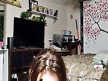 Blowjob Pov Natalya Gives Dad Blowjob