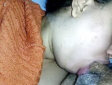 deep throat of the girl,  goes all the way,  drooling and swallowing hard