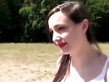 Busty French Girl Get Fucked In The Forest