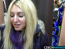 Busty Blonde Needs To Pay The Rent