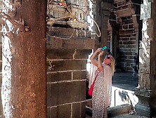 Mature Blonde Wife Feet Posing and Worship