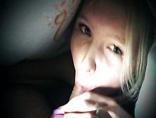 Bj From A Blonde Under A Blanket