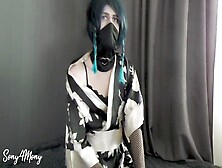 Ejaculation,  Kimono,  Asian