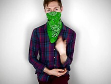 Masked Twink Talks About Sex With His Fans On The Webcam