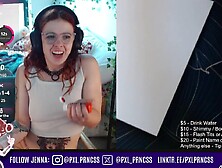 Livestream: Painting My Stripped Body & Masturbating with Fans!