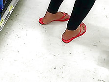 Candid Feet In Walmart - Feet-Fetishtube. Com