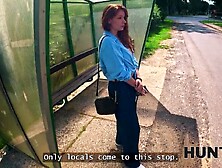 HUNT4K.  Redhead chick was indeed shy to bang whilst girlfriend was watching