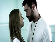 Schoolgirl seduces handsome gym teacher but they get fi