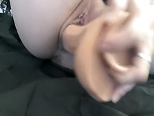 Big Creamy Dildo Fuck Close-Up