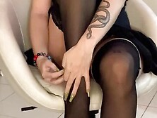 Russian Girl - Heels & Stockings Tease