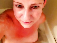 Shower MILF with Dildo