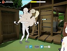 Fuckerman Atomic Fuck #three - Male dildo rides me - Jazziuu - Gameplay