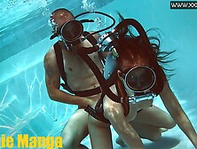 Minnie Manga Eats Huge Cock Underwater