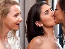 Amirah Adara And Ivi Rein - Hot Teen Girls Filthy Lesbian Threesome Sex (18+)