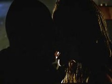 Jolene Blalock Kissing,  Love Scene In Slow Burn