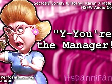 【NSFW Audio Roleplay】 Karen! Whore is Secretly Just Horny & Lonely~【F4M】【COMMISSIONED PIECE】