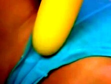 Lesbian Rocks! Hot Blonde Babes Scissoring & Playing with Sex Toys in HD