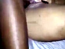 Ebony Couple Having Hardcore Sex With Gangster Music In The Back