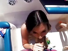 Cute Teen Besties Boat Ride And Enjoyed Nasty Group Sex